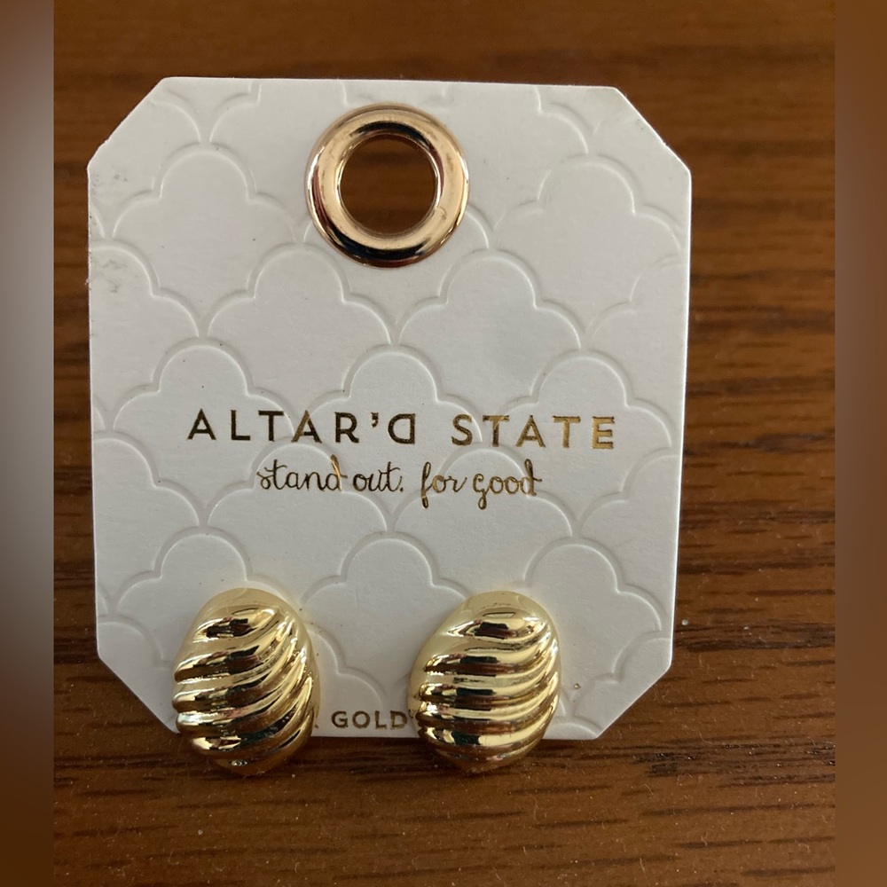 Altar’d State Gold Earrings